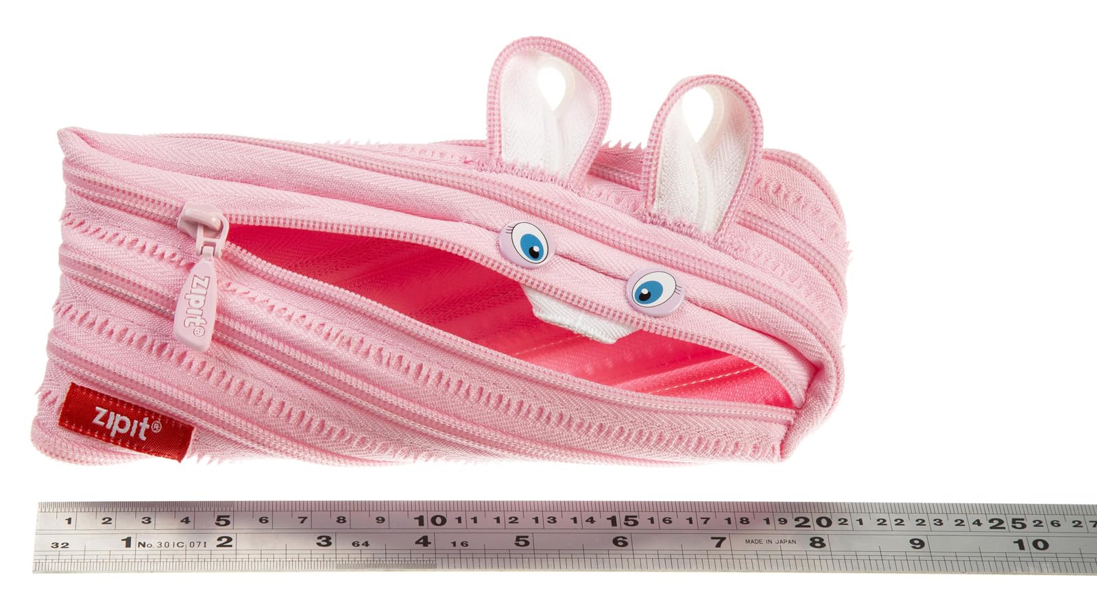 Amazon | zipit アニマルペンケース、バニー ZP-ZTmA-BY-R/PK-14